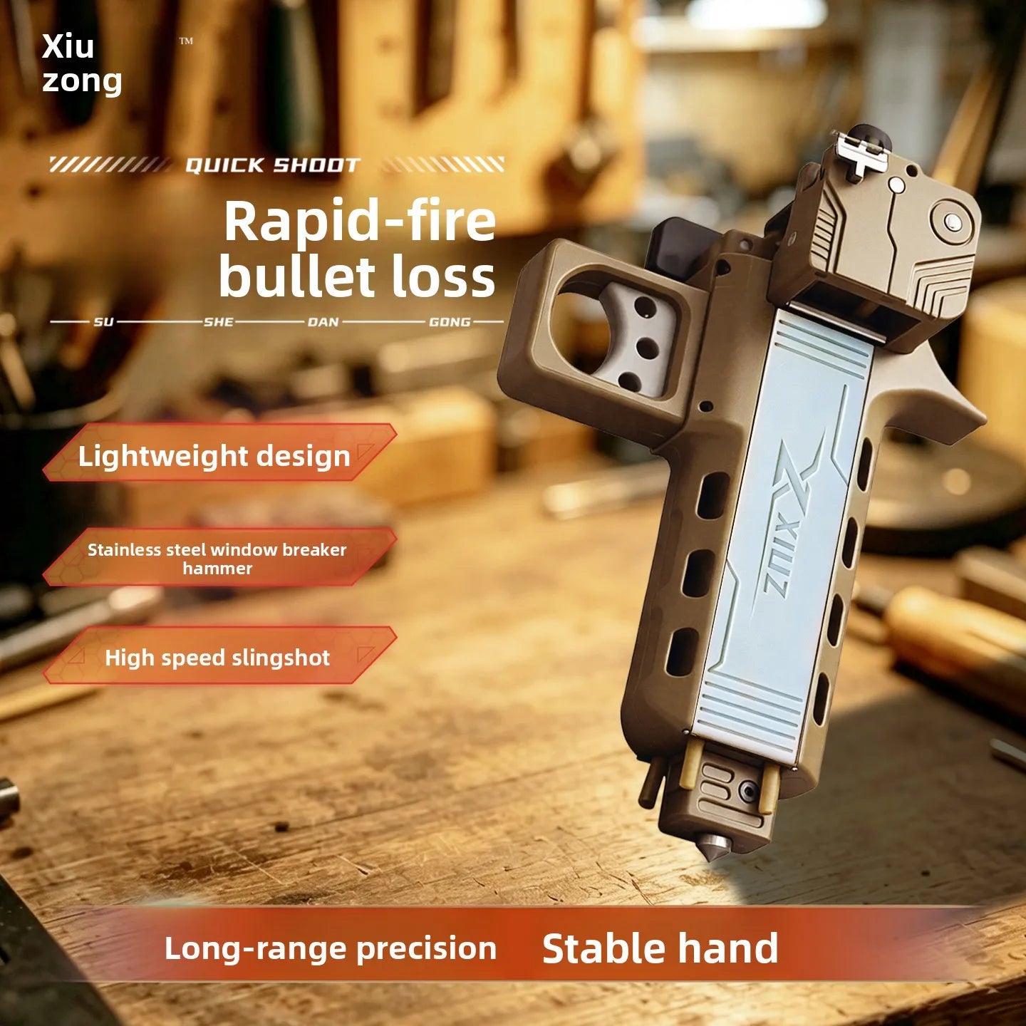Automatic Loading Rapid Fire Slingshot