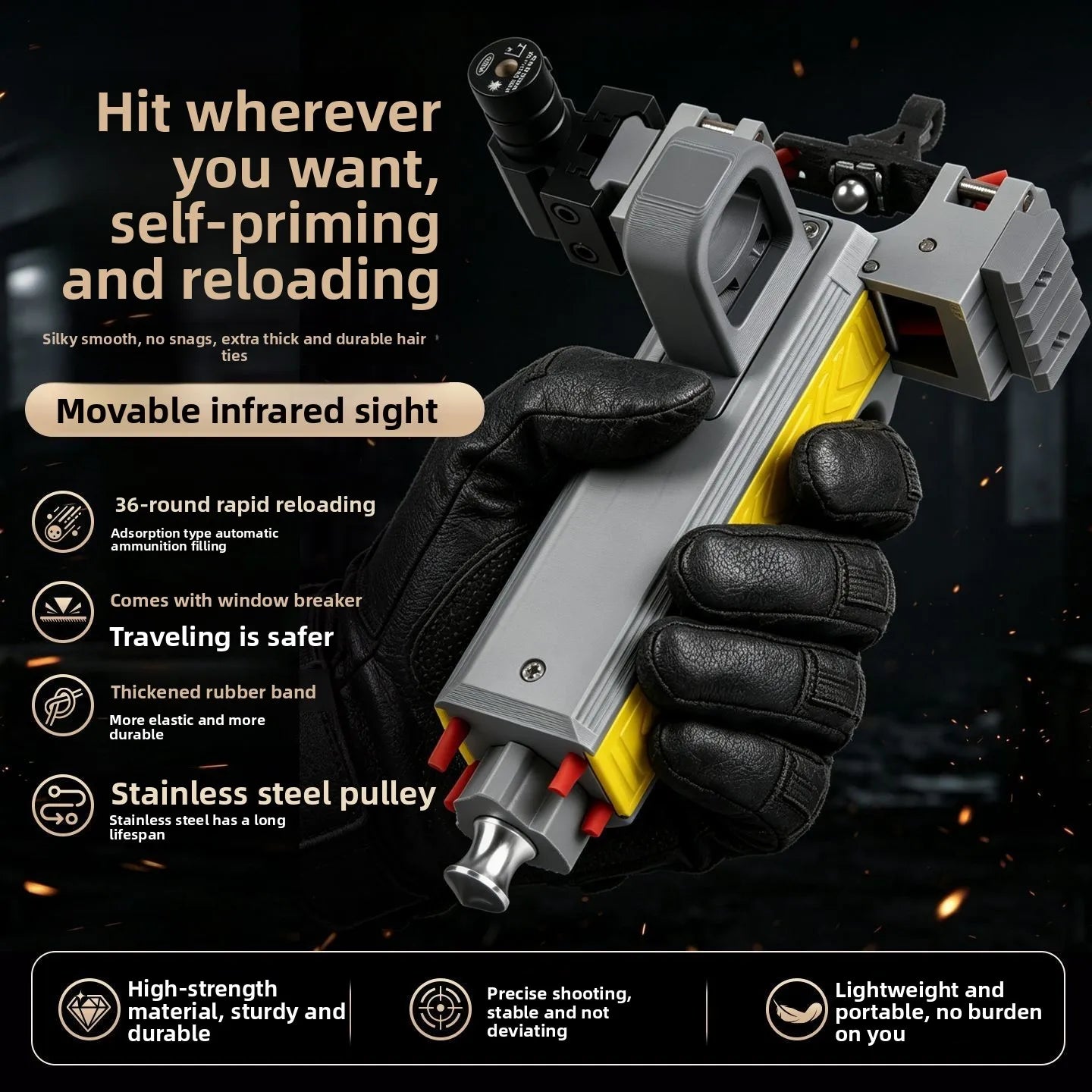 36 Bead Automatic Loading Slingshot