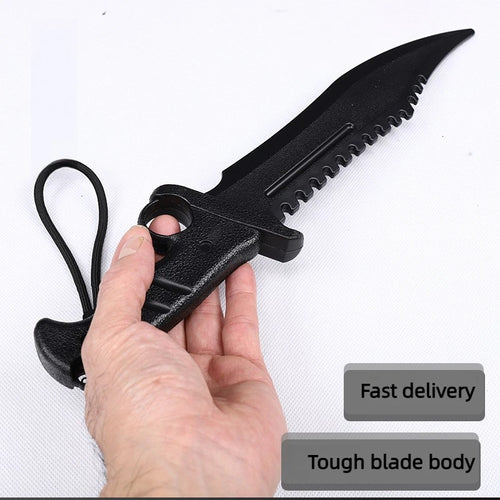 32cm GO Game Peripheral Hard Plastic Nepal karambit Training Prop Model Simulated Tactical Weapons Toy Knife Unsharpen Game Gift